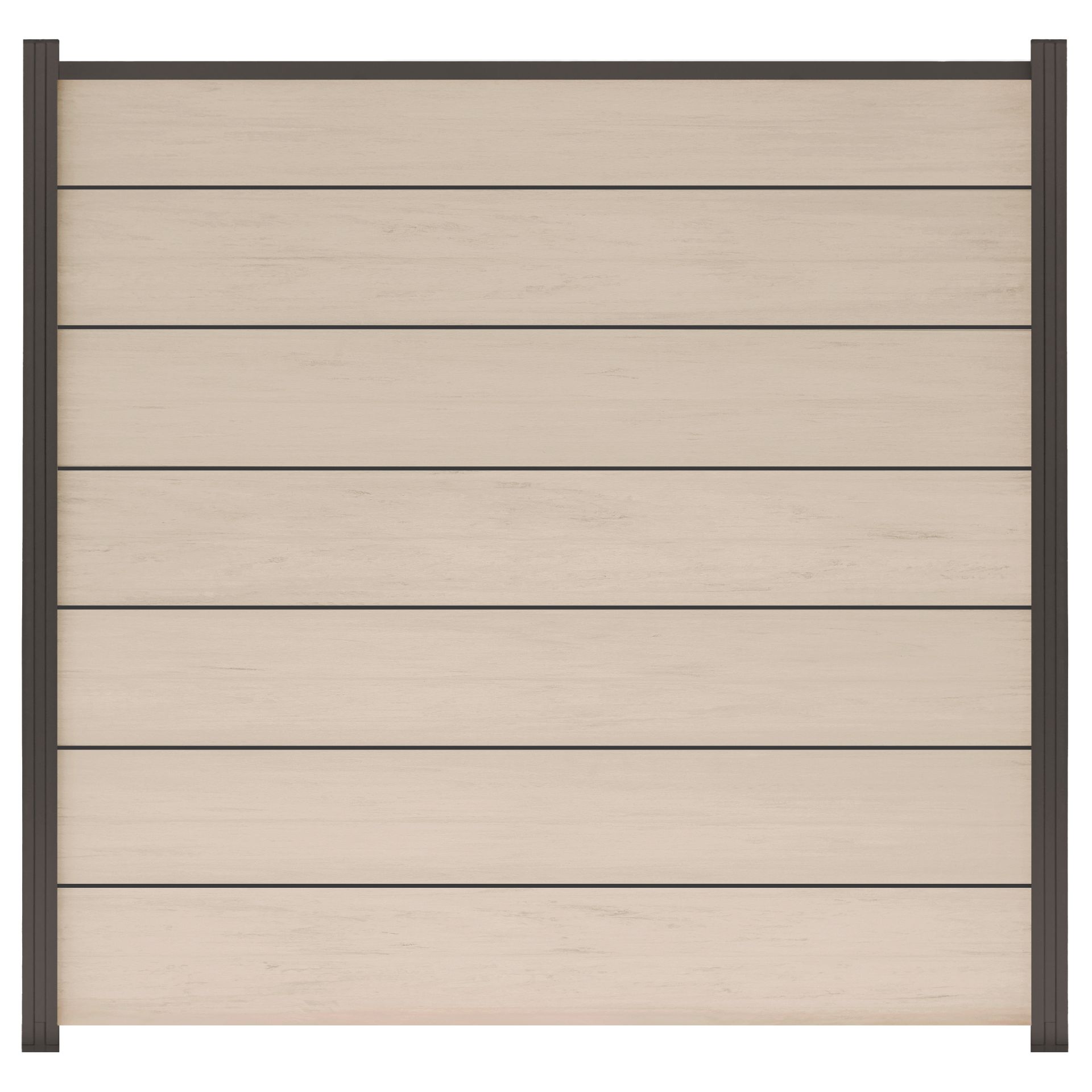 BPC Steckzaun Ameland Exclusive, ca. 180x180 cm in Sand Multicolor/ Aluminium Anthrazit